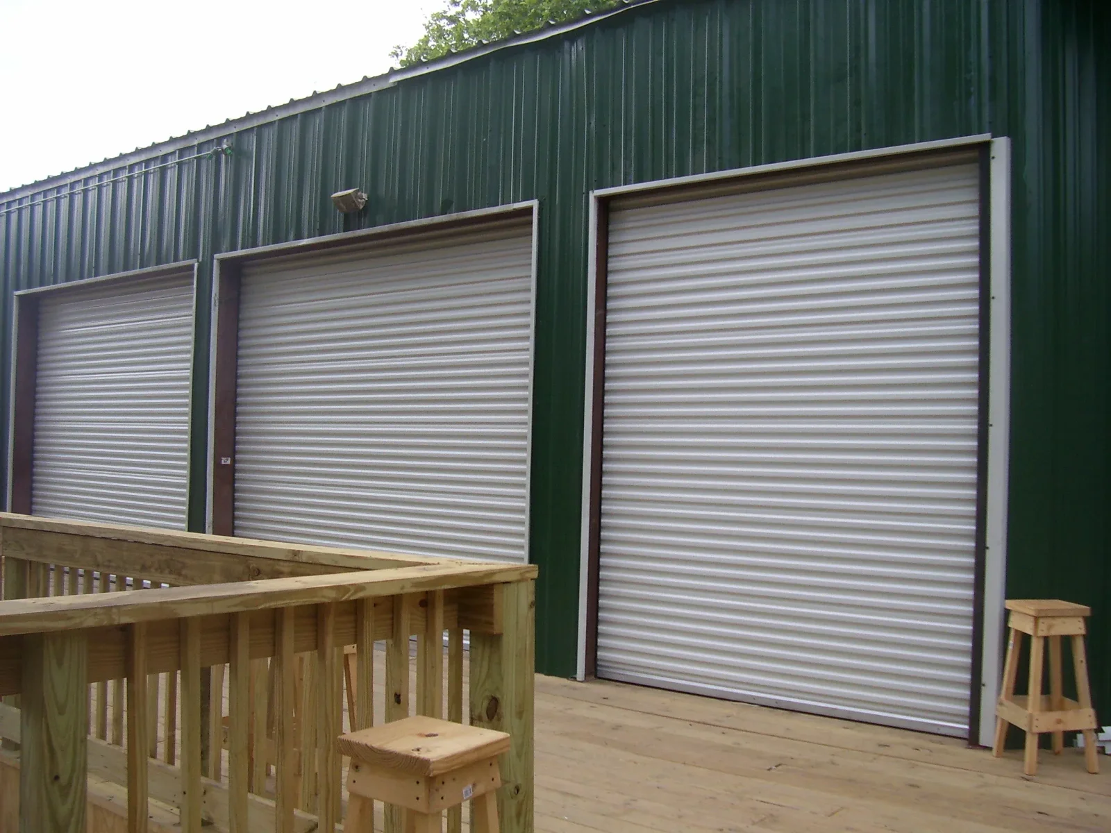 Custom steel garage and storage building structure