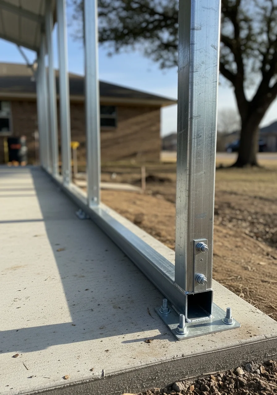 Red Iron Builders serving Texas — skilled tradesperson performing detailed work on home interior or exterior component in Denton County.